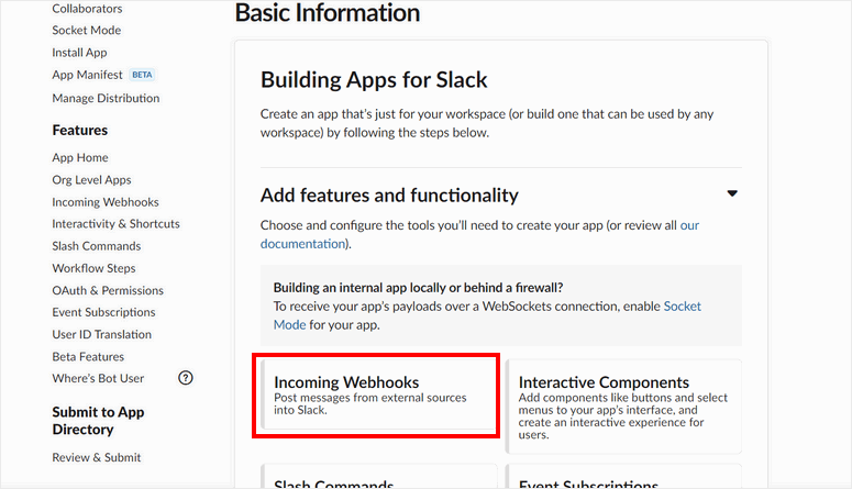 webhooks entrantes