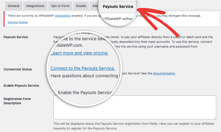 payouts service
