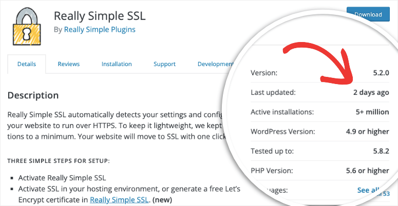really simple ssl last updated