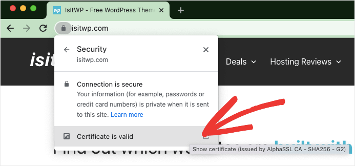 valid certificate ssl