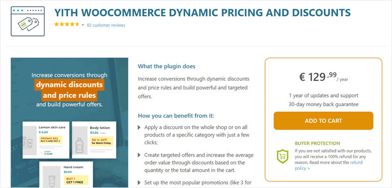 yith woocommerce dynamic pricing and discounts