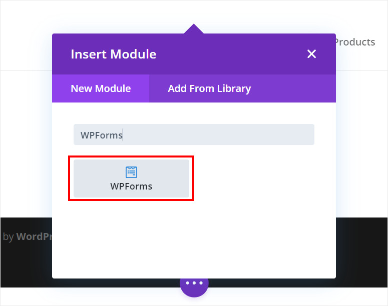 divi wpforms contact form