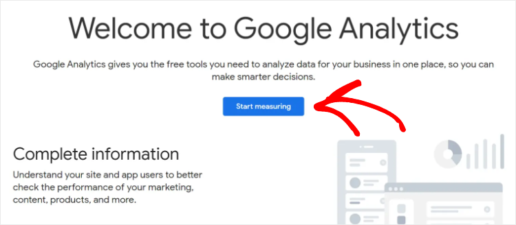 click start measuring