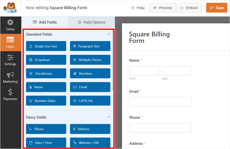 wpforms generador de formularios de arrastrar y soltar