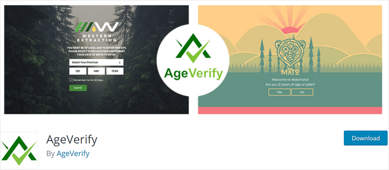 verificación de edad complemento de verificación de edad para wordpress
