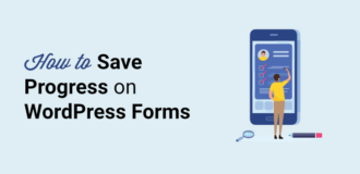 how to save wordpress form progress