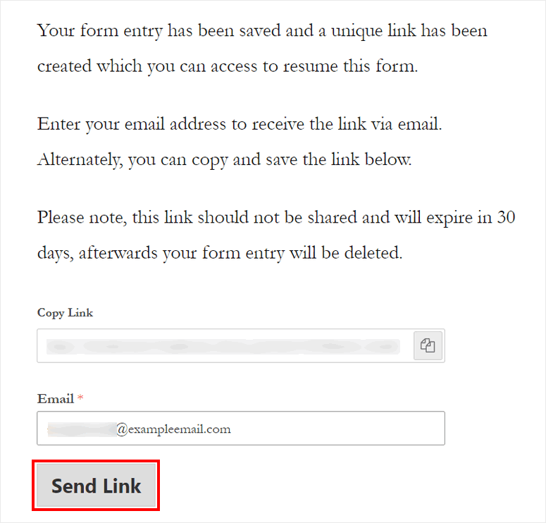 send link