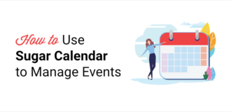 how to use sugar calendar to manage events