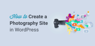 How to create a photography website in wordpress