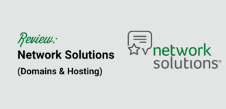 network solutions hosting and domain review