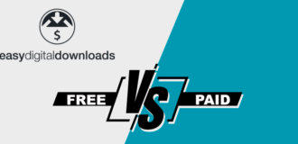 easy digital downloads free vs paid