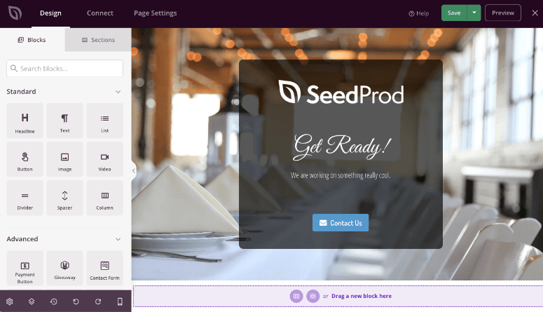 page builder in seedprod