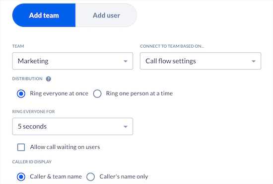 select-team-ring-settings