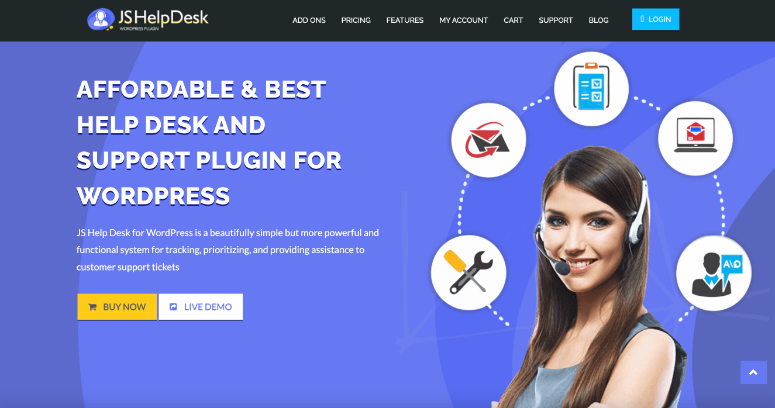 JS Helpdesk best WordPress helpdesk plugins