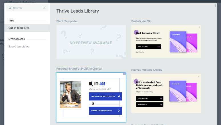 thrive leads library