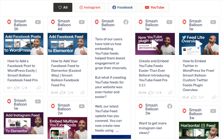 Smash Balloon Social Wall – IsItWP – Free WordPress Theme Detector Smash the social wall “balloon”.