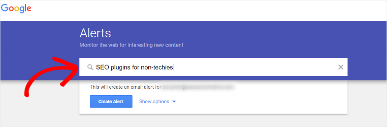 google alerts for duplicate content