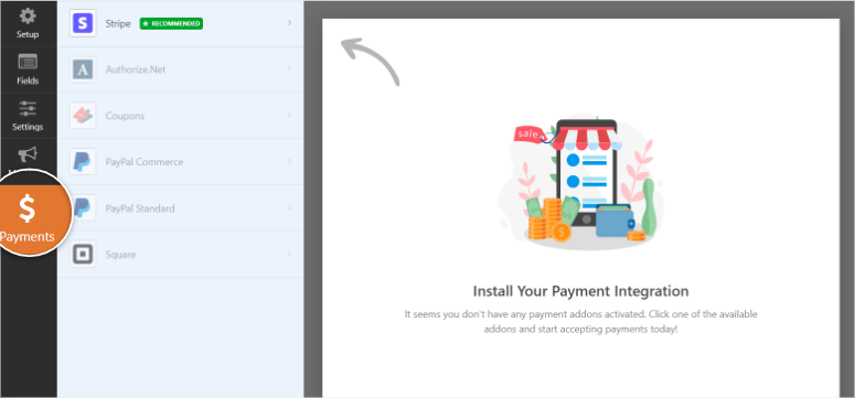 payment gateways wpforms