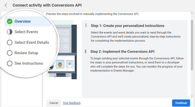 api connection overview facebook