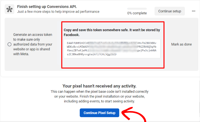 setup conversion api