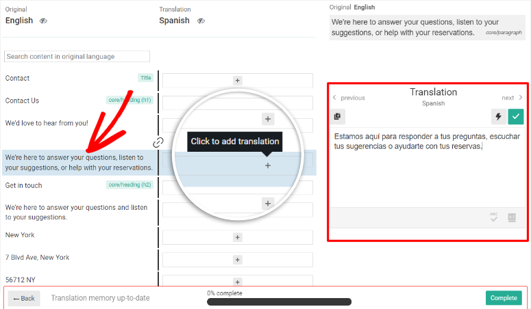 wpml manual translations