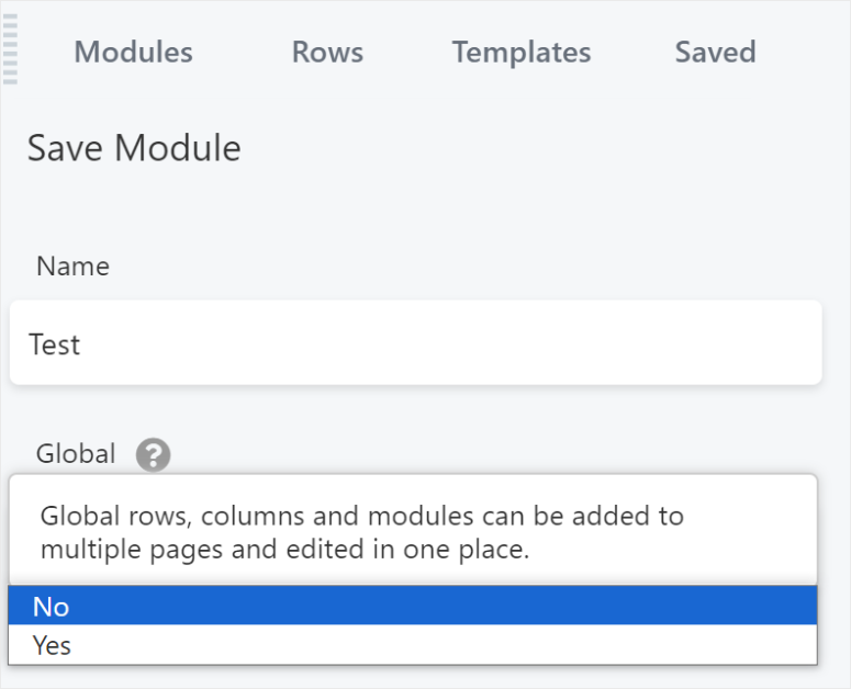 beaver builder save module