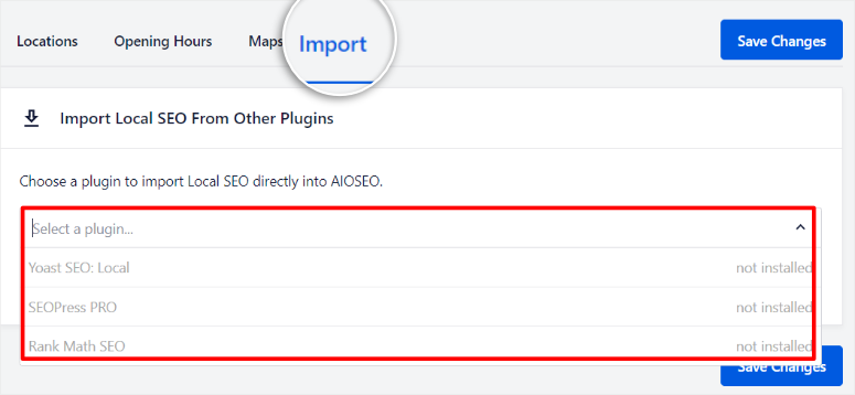 import local seo aioseo