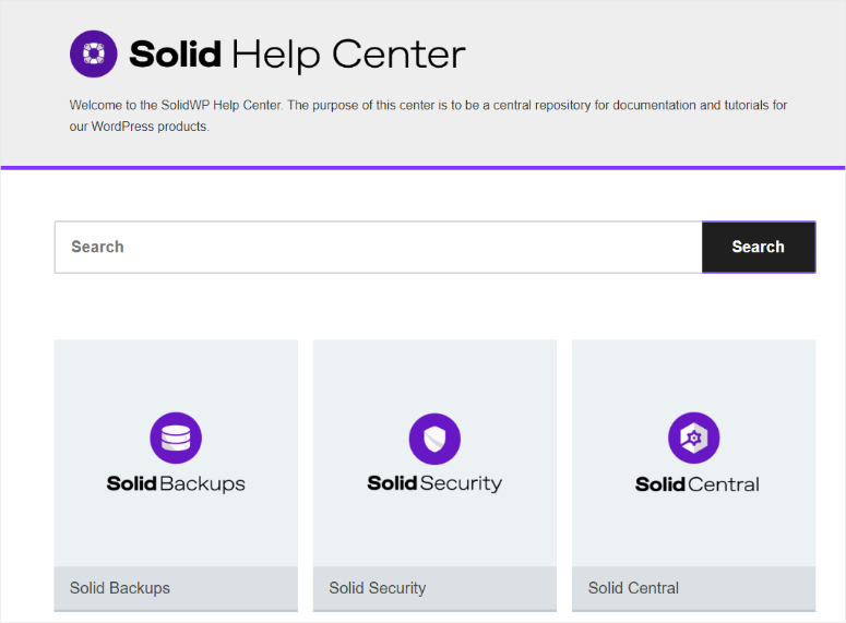 solid security help center