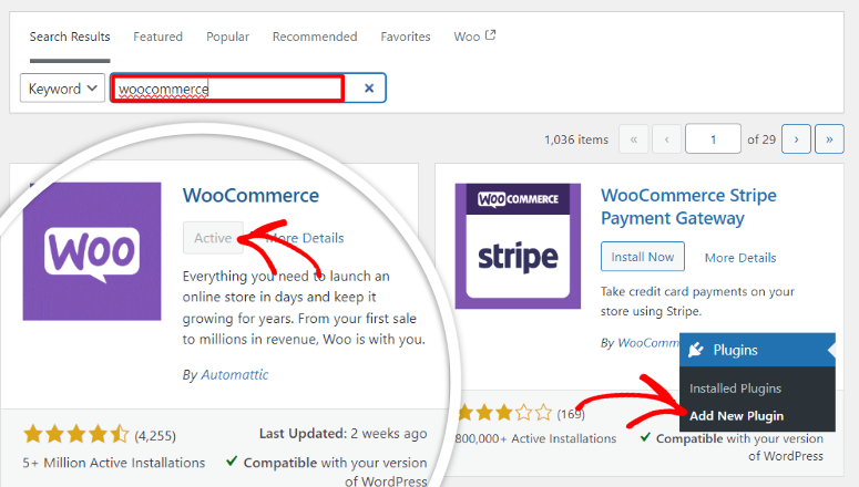 woocommerce free plugin installation