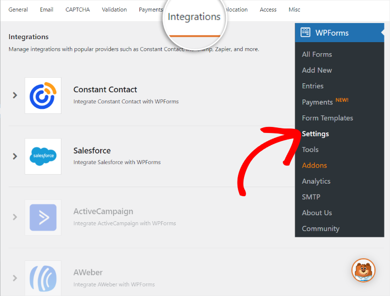 wpforms salesforce integration