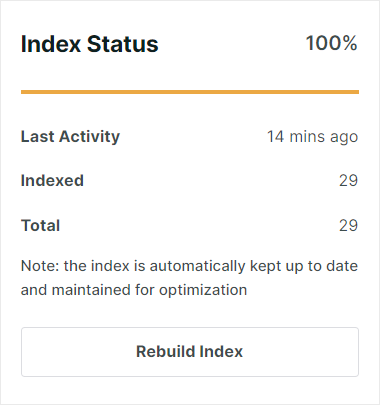 searchwp index status