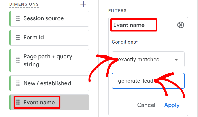 ga4 add filters