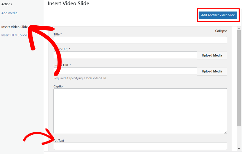 soliloquy add video slide