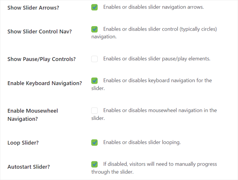 soliloquy customize navigation