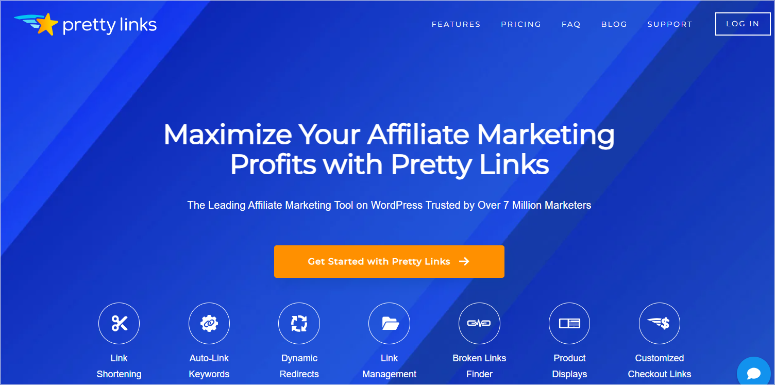 pretty links homepage