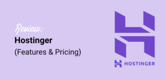 review hostinger pricing and features