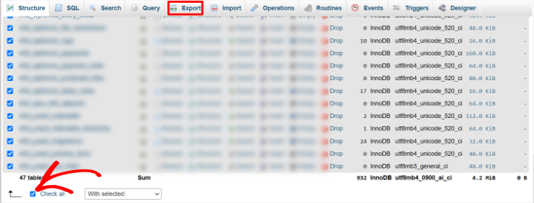 export-database-manually - IsItWP - Free WordPress Theme Detector export database manually