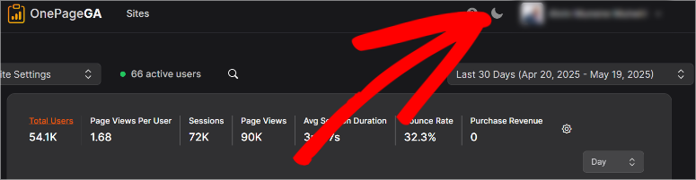 onepagega-dark-mode - IsItWP - Free WordPress Theme Detector onepagega dark mode