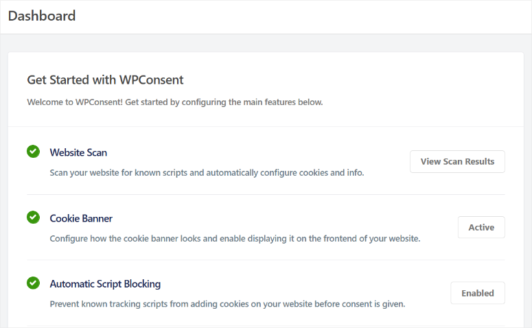 wpconsent-wizard-checklist - IsItWP - Free WordPress Theme Detector wpconsent wizard checklist