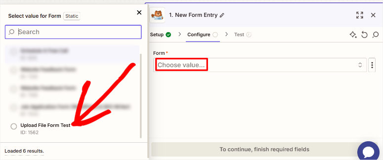 zap-wpforms-configure-select-form - IsItWP - Free WordPress Theme Detector zap wpforms configure select form