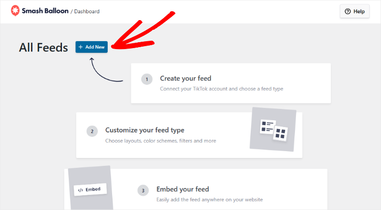 Smash-balloon-add-new-tiktok-feed - IsItWP - Free WordPress Theme Detector Smash balloon add new tiktok feed