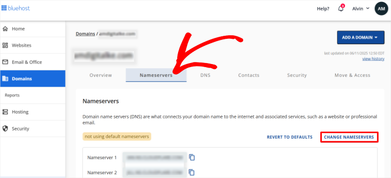 bluehost-change-dns - IsItWP - Free WordPress Theme Detector bluehost change dns