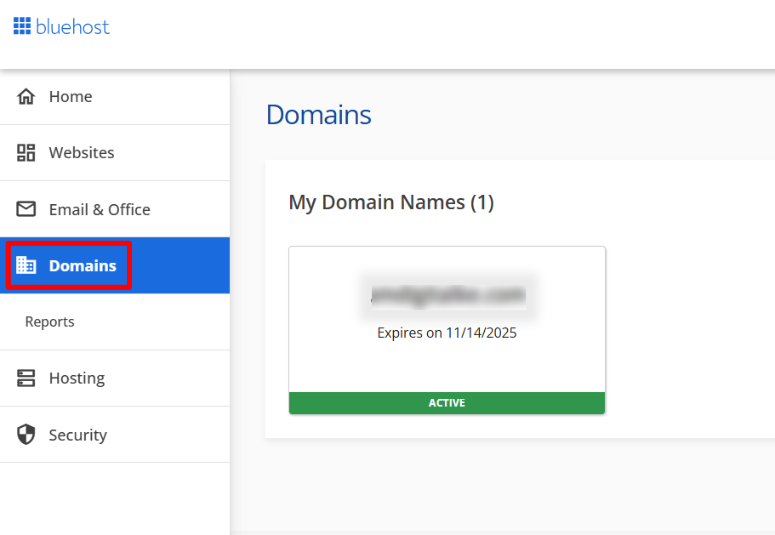 bluehost-select-domain - IsItWP - Free WordPress Theme Detector bluehost select domain