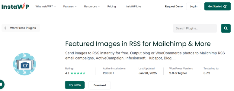 featured-images-in-rss-for-mailchimp - IsItWP - Free WordPress Theme Detector featured images in rss for mailchimp