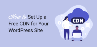 how to set up a free cdn for wordpress site