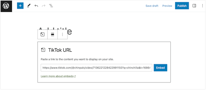 manually-embedding-tiktok-video - IsItWP - Free WordPress Theme Detector manually embedding tiktok video