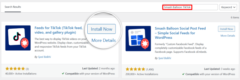 smash-balloon-tiktok-feeds-free-version - IsItWP - Free WordPress Theme Detector smash balloon tiktok feeds free version