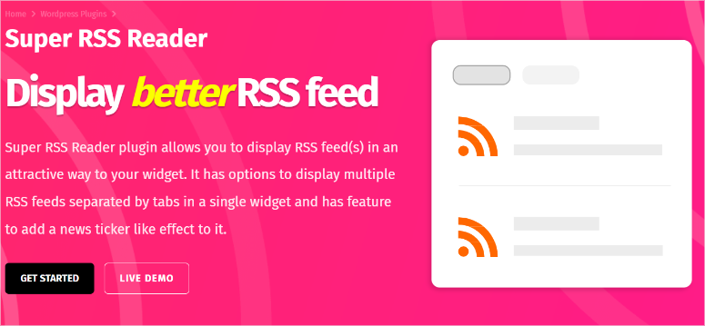 super-rss-reader - IsItWP - Free WordPress Theme Detector super rss reader