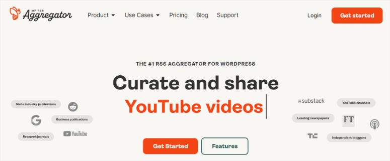 wp-rss-aggregator-home - IsItWP - Free WordPress Theme Detector wp rss aggregator