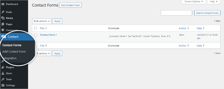 contact-form-7-dashboard - IsItWP - Free WordPress Theme Detector contact form 7 dashboard